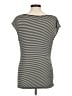 Max Studio Stripes Gray Sleeveless T-Shirt Size M - photo 2