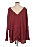 Maronie Burgundy Long Sleeve Top Size L - photo 2