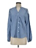Shein 100% Polyester Blue Long Sleeve Blouse Size 4 - photo 1