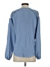 Shein 100% Polyester Blue Long Sleeve Blouse Size 4 - photo 2