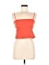Zara 100% Polyester Orange Sleeveless Top Size M - photo 1