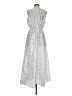 Unbranded 100% Polyester Animal Print Silver Casual Dress Size 6 - photo 2