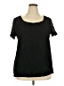 G Collection 100% Polyester Black Short Sleeve Top Size 2X - photo 1