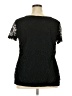 G Collection 100% Polyester Black Short Sleeve Top Size 2X - photo 2