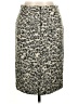 Ann Taylor Animal Print Gray Ivory Casual Skirt Size 6 - photo 2