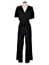 Fraiche by J 100% Polyester Solid Black Jumpsuit Size S - photo 1