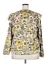 LC Lauren Conrad Floral Yellow Pullover Sweater Size XXL - photo 2