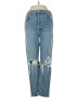 AGOLDE Hearts Blue Jeans Size 27 waist - photo 1