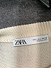 Zara Stripes Ivory Turtleneck Sweater Size L - photo 7