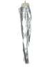 Gap 100% Polyester Metallic Silver Casual Pants Size 27 waist - photo 5