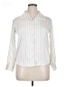 Assorted Brands Stripes Ivory Long Sleeve Blouse Size XL (estimated) - photo 1