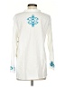 Subtle Luxury 100% Cotton White Long Sleeve Blouse Size XS - Sm - photo 2