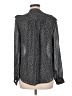 Ann Taylor 100% Polyester Black Long Sleeve Blouse Size 6 - photo 2