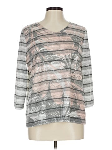 Zenergy by Chico's 3/4 Sleeve T-Shirt (view 1)