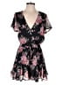 Trixxi 100% Polyester Floral Black Romper Size S - photo 1