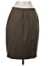 Theory Solid Brown Casual Skirt Size 4 - photo 2