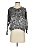 Millau 100% Acrylic Animal Print Gray Pullover Sweater Size S - photo 1