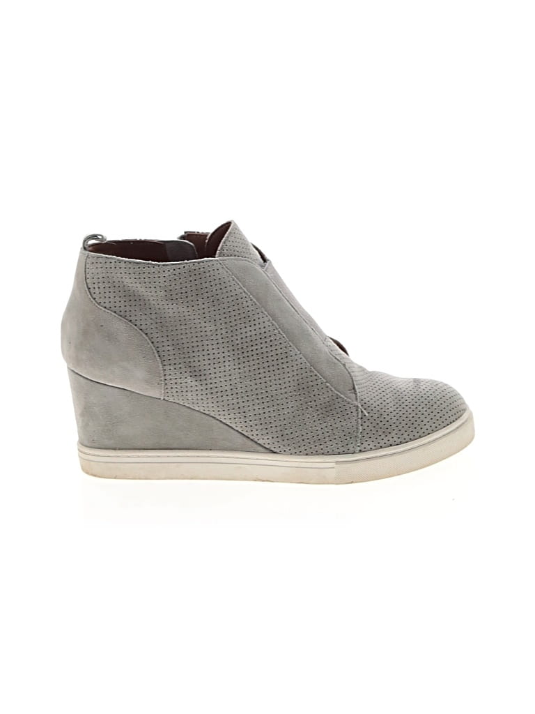 Pre-owned Linea Paolo Ankle Boots In Gray