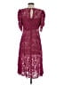 Mango Burgundy Cocktail Dress Size 4 - photo 2