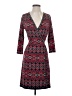 Max Studio Print Red Casual Dress Size S - photo 1