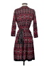 Max Studio Print Red Casual Dress Size S - photo 2