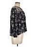 One September 100% Rayon Black Long Sleeve Blouse Size L - photo 4