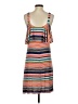 Luxology Stripes Blue Casual Dress Size S - photo 2
