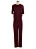 Vince. 100% Polyester Solid Burgundy Jumpsuit Size 4 - photo 1