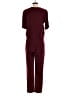 Vince. 100% Polyester Solid Burgundy Jumpsuit Size 4 - photo 2