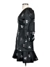 Joie 100% Polyester Hearts Black Cocktail Dress Size 2 - photo 5