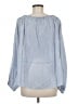 Gold Hawk Blue Long Sleeve Blouse Size M - photo 2