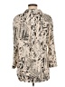 Robert Rodriguez 100% Polyester Animal Print Ivory 3/4 Sleeve Blouse Size M - photo 2