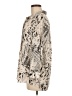 Robert Rodriguez 100% Polyester Animal Print Ivory 3/4 Sleeve Blouse Size M - photo 5