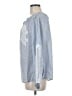 Gold Hawk Blue Long Sleeve Blouse Size M - photo 5