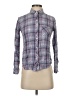 Rails 100% Rayon Plaid Gray Long Sleeve Button-Down Shirt Size XS - photo 1