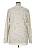 Absolutely Creative Worldwide Metallic Ivory Pullover Sweater Size 1X - photo 2