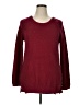 City Chic Burgundy Pullover Sweater Size 14 Plus (XS) - photo 1