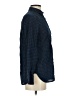 J.Crew Houndstooth Blue Long Sleeve Button-Down Shirt Size 0 - photo 4