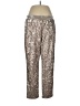 Chico's Animal Print Silver Casual Pants Size L - photo 1