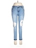 Ashley Mason Hearts Blue Jeans Size 28 waist - photo 1