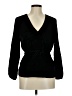 J.Crew Black Long Sleeve Blouse Size 8 - photo 1
