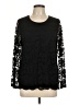 Chico's Black Long Sleeve Blouse Size Med (1) - photo 1