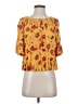 Vanilla Star Yellow 3/4 Sleeve Blouse Size S - photo 1