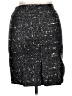 Classiques Entier Tweed Black Silk Skirt Size 14 - photo 2
