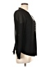 ANGL Black Long Sleeve Blouse Size L - photo 4