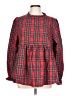 Shein Red Long Sleeve Blouse Size 12 - photo 1