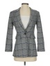 1.State Plaid Gray Blazer Size 0 - photo 1