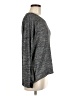 Velvet Metallic Gray Pullover Sweater Size M - photo 4