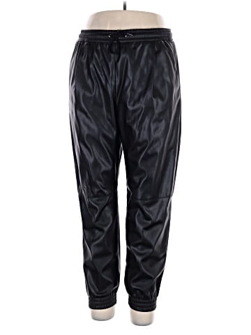 Zara Faux Leather Pants (view 1)