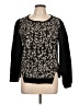 Ann Taylor Animal Print Black Pullover Sweater Size L - photo 1